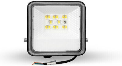 Geyer Στεγανός Προβολέας LED 50W Φυσικό Λευκό 4000K IP65 LPRM50CF